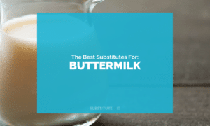 Substitutes for Buttermilk