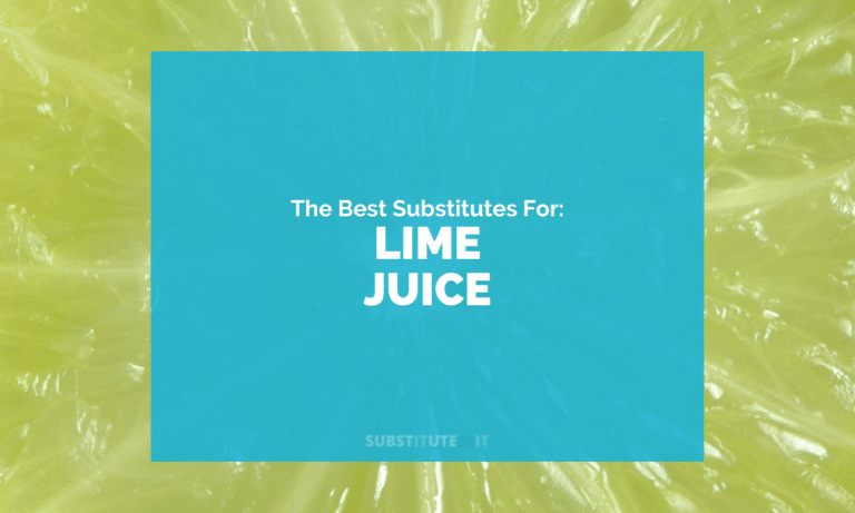 Substitutes for Lime Juice