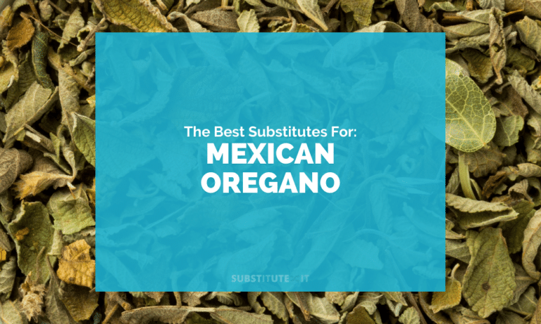 Substitutes for Mexican Oregano