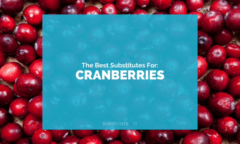 Substitutes for Cranberries