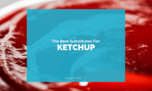 Substitutes for Ketchup