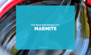 Substitutes for Marmite