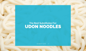 Substitutes for Udon Noodles