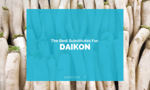 Substitutes for Daikon 1