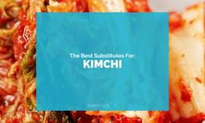 Substitutes for Kimchi