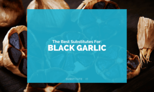 Substitutes for Black Garlic