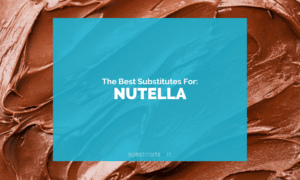 Substitutes for Nutella