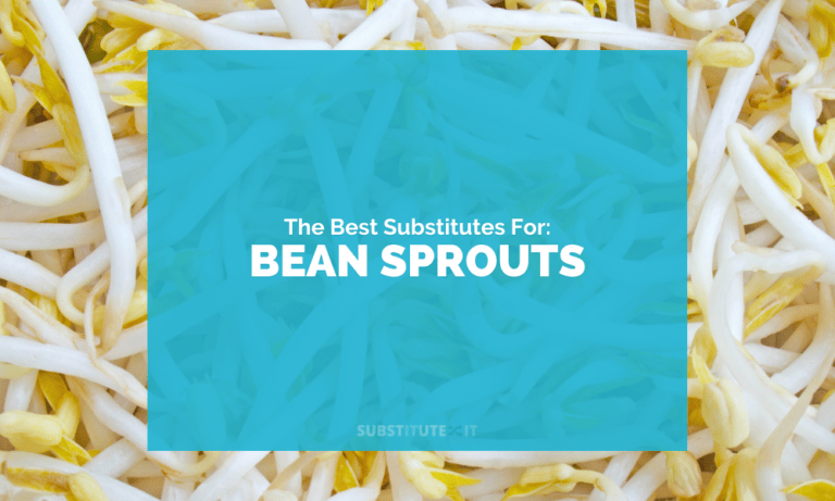 Substitutes for Bean Sprouts