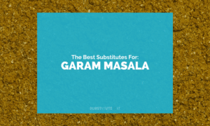 Substitutes for Garam Masala